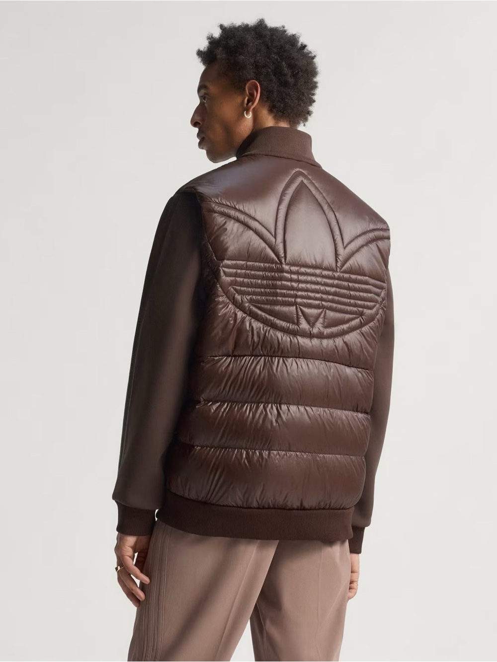 adidas Originals Golf Down Puffer Jacket Dark Brown Large $280